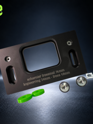 scharniermal 76mm special edition zwart