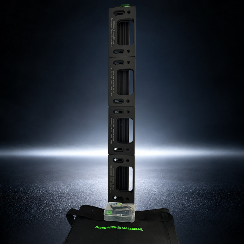 Complete set van 4st. 76mm mallen + rail systeem en tas Special Edition uitvoering. - Afbeelding 3